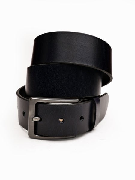 NAVY BLUE LION BELT 025 HAKİKİ DERİ ERKEK KEMER 115CM