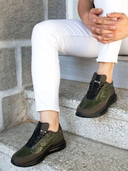 İBAY 106104 WOOL KHAKI GREEN - 40