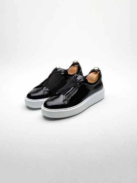 LACKLEDER WAGNER HERREN-ECHTLEDERSCHUHE Lackleder - 41