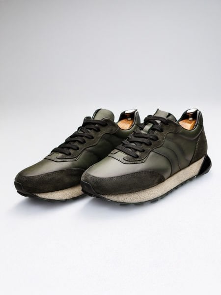 GREEN LUCAS HAKİKİ DERİ RAHAT GÜNLÜK AYAKKABI YEŞİL - 45