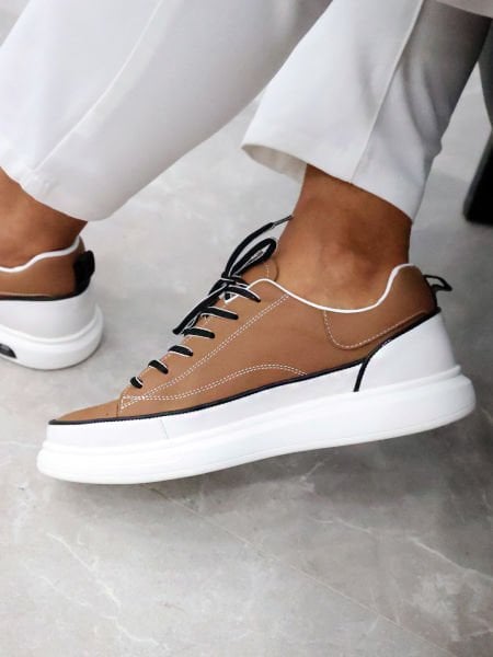 TABACO GREAT GENUINE LEATHER MEN'S SHOES TABA - 45