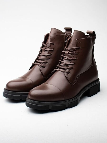 İBAY DYNAMIC Men's Brown Lace-up Genuine Leather Comfortable Boots BROWN - 43