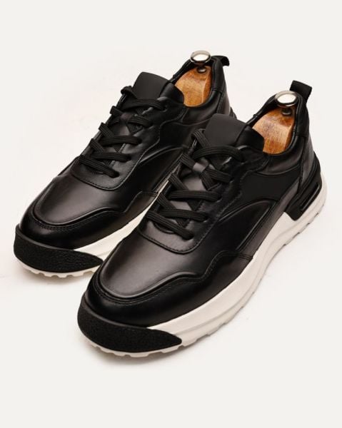 BLACK QUATTRO HAKİKİ DERİ GÜNLÜK DERİ AYAKKABI SİYAH - 45