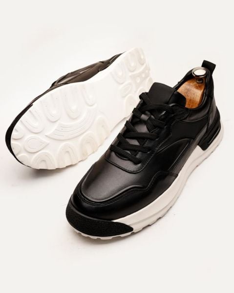 BLACK QUATTRO HAKİKİ DERİ GÜNLÜK DERİ AYAKKABI SİYAH - 45