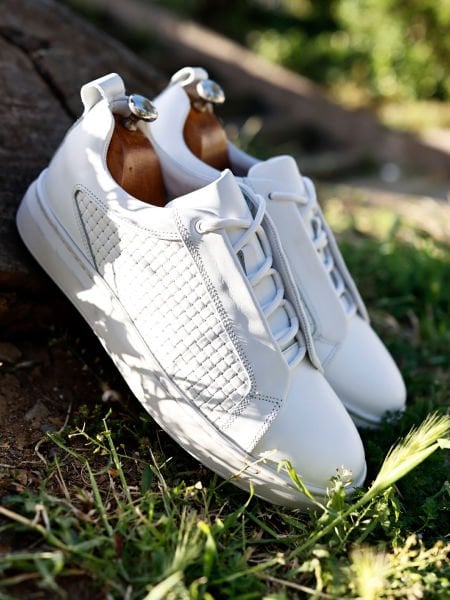 WHITE  RELAX HAKİKİ DERİ ERKEK GÜNLÜK AYAKKABI BEYAZ - 44