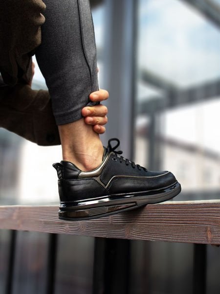 BLACK OLD AIR BLACK KHAKI - 45