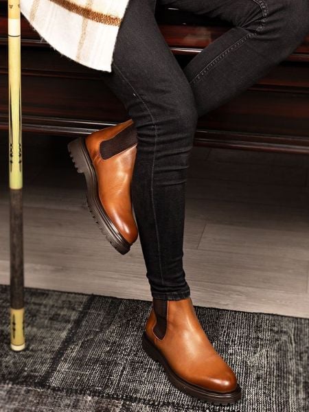 DAVIES  TABACO HAKİKİ DERİ BOT TABA DERİ - 39