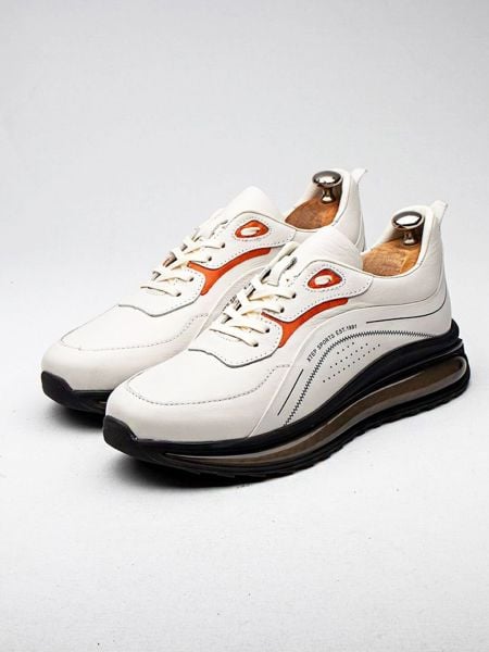 WEISSE XSTEP AIR COMFORTABLE STYLE TÄGLICHE SCHUHE WEISS ORANGE - 40