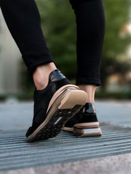 İBAY 2217 ENJOY BLACK MEN'S LEATHER DAILY SHOES BLACK - 39