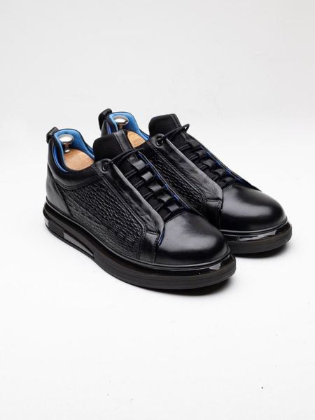 İBAY 1857 GENIUS COMFORTABLE MEN'S STYLE SHOES BLACK CROCO - 40