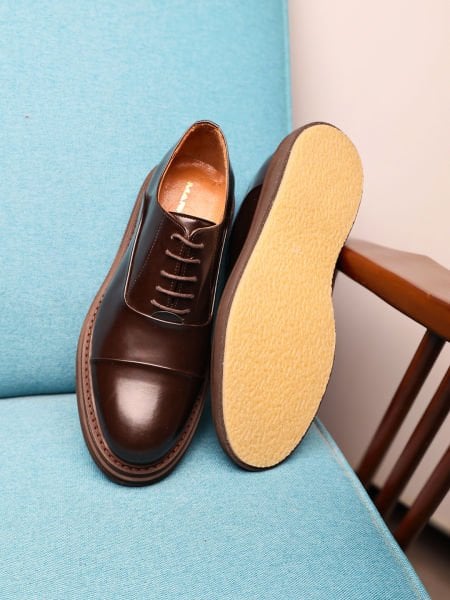COFFEE AMSTERDAM ECHTLEDER HERREN STIL BEQUEME KLASSISCHE SCHUHE KAFFEEÖFFNUNG - 45