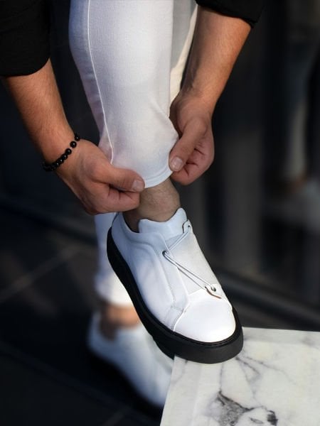 İBAY E3737 WAGNER WHITE BLACK - 43