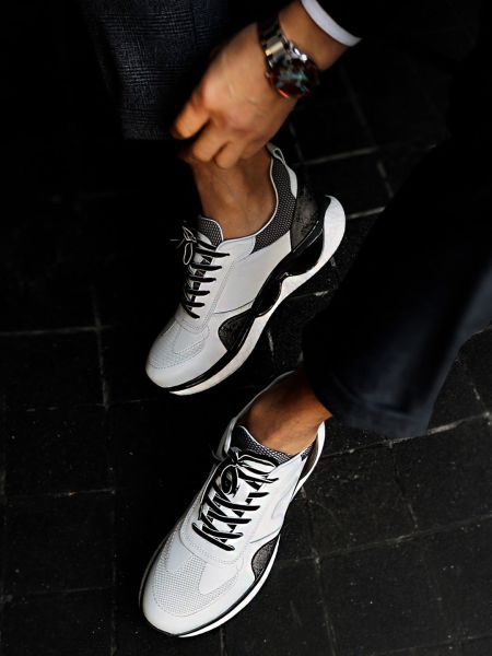 WHITE CLASS AIR KALİTELİ RAHAT DERİ SNEAKERS AYAKKABI BEYAZ - 44