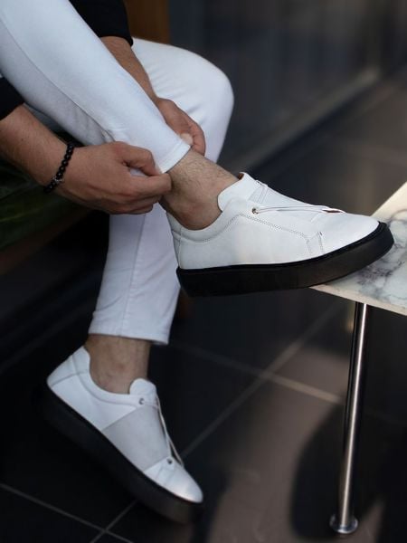 İBAY E3737 WAGNER WHITE BLACK - 42