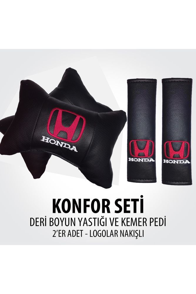 Honda Deri Yastık Kemer Konfor Seti