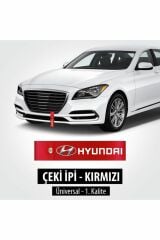 Hyundai Çeki Ipi Kırmızı Renkli Uv Baskılı Solma Atma Yapmaz Tampon Dili