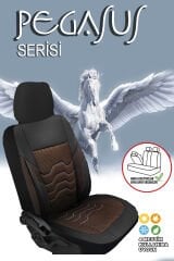 Pegasus Serisi Oto Koltuk Kılıfı Jakar Kumaş Ön Arka Tam Set- Bronz