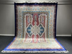 Lively and Stylish Art Silk Carpet