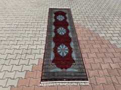 Sultan Style Dark Red Silk Runner