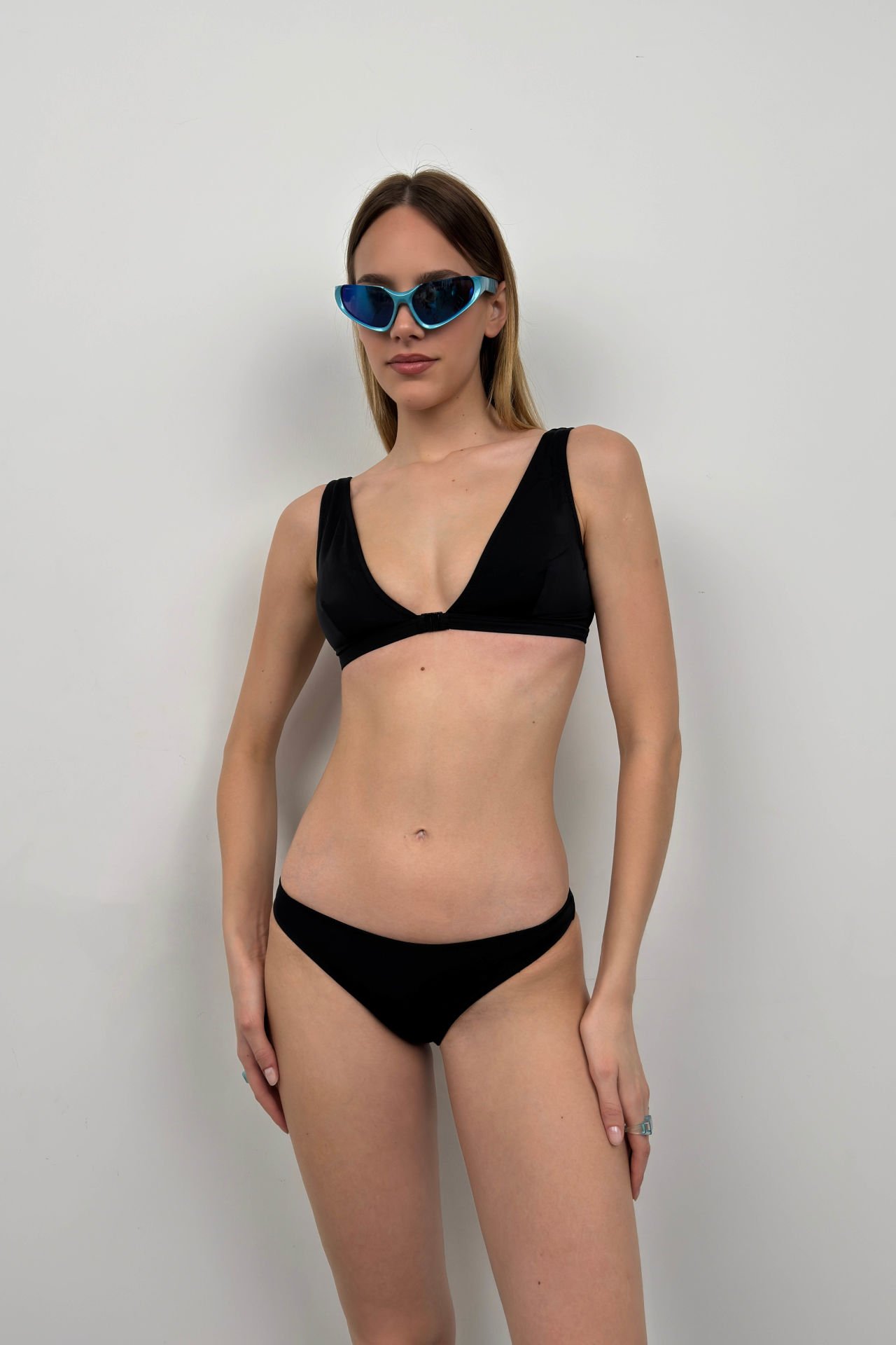 Toptan Siyah Bralet Bikini Takım