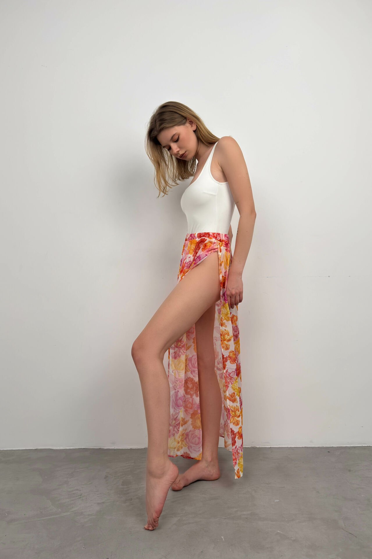 Double Slit Patterned Pareo