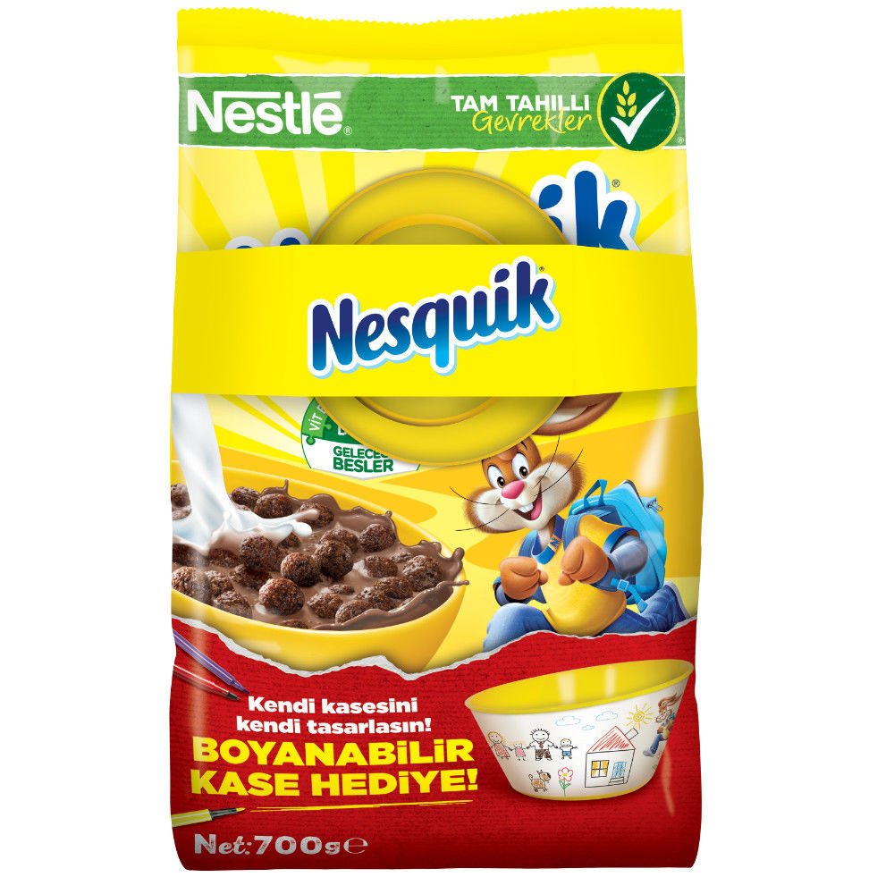 Nesquik Kahvaltılık Gevrek 700 Gr + Kase Hediyeli