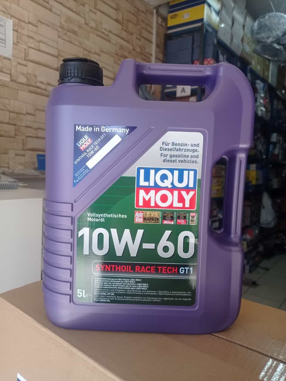 Liqui Moly 10W60 Motor Yağı Synthoil Race Tech GT1 5 Litre (8909)