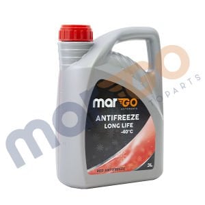 Margo Long Life -40 Derece Organik Kırmızı Antifriz 3 Litre -Hazır Antifiriz