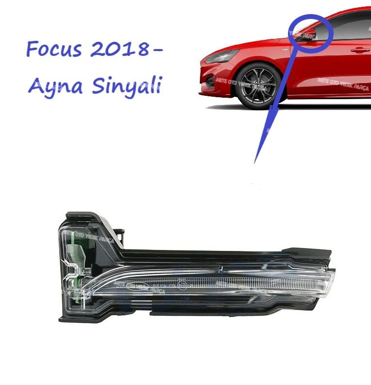 Ford Focus Dış Dikiz Ayna Sinyali Sol 2018- Oem Kalite