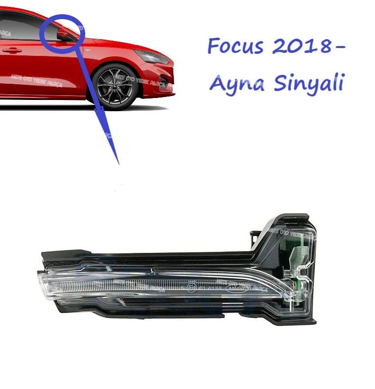 Ford Focus Dış Dikiz Ayna Sinyali Sağ 2018- Oem Kalite