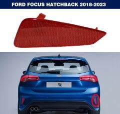 Ford Focus 4 Arka Tampon Reflektörü (Lens) Hatchback Sağ 2018-2023