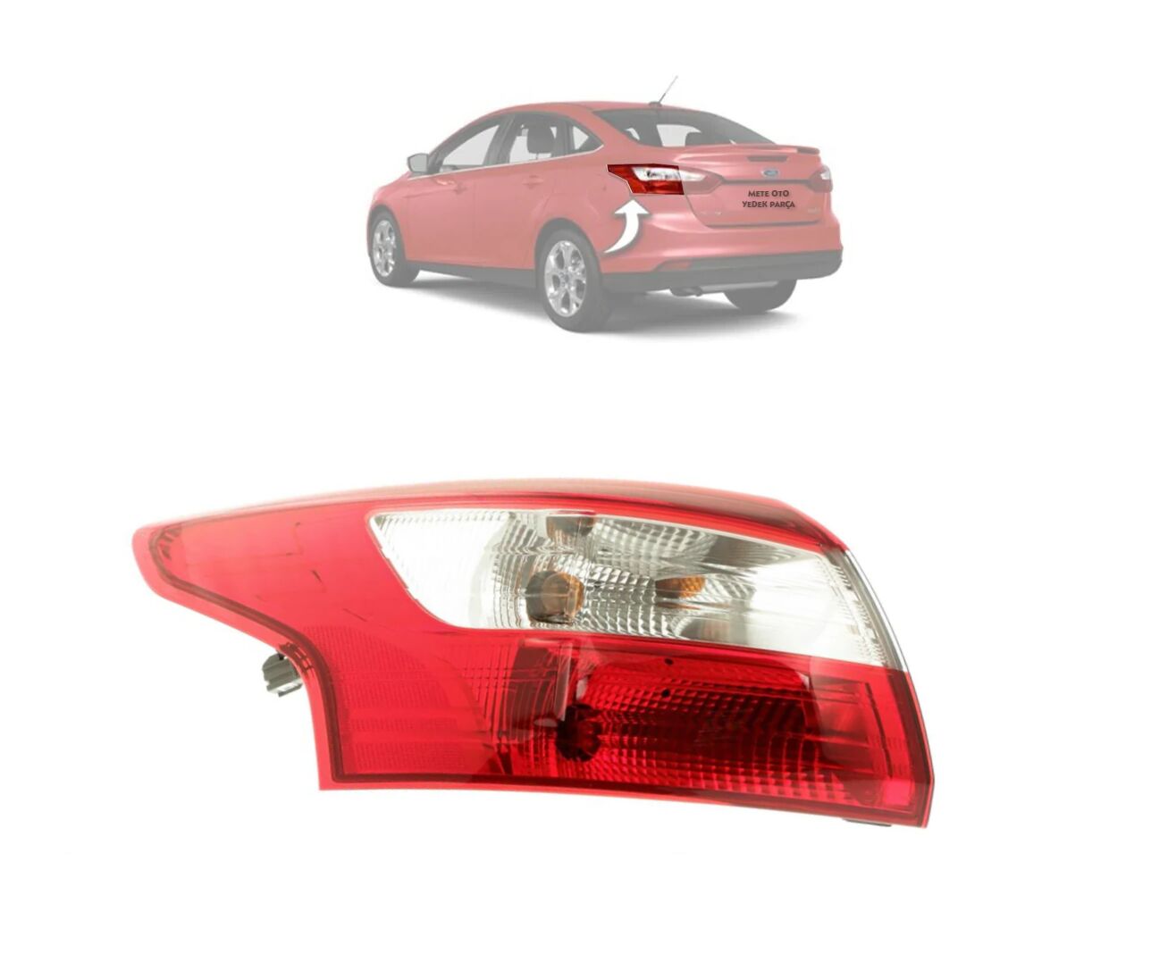 Ford Focus Arka Stop Lambası Sedan Dış Sol 2011-2014 Duylu