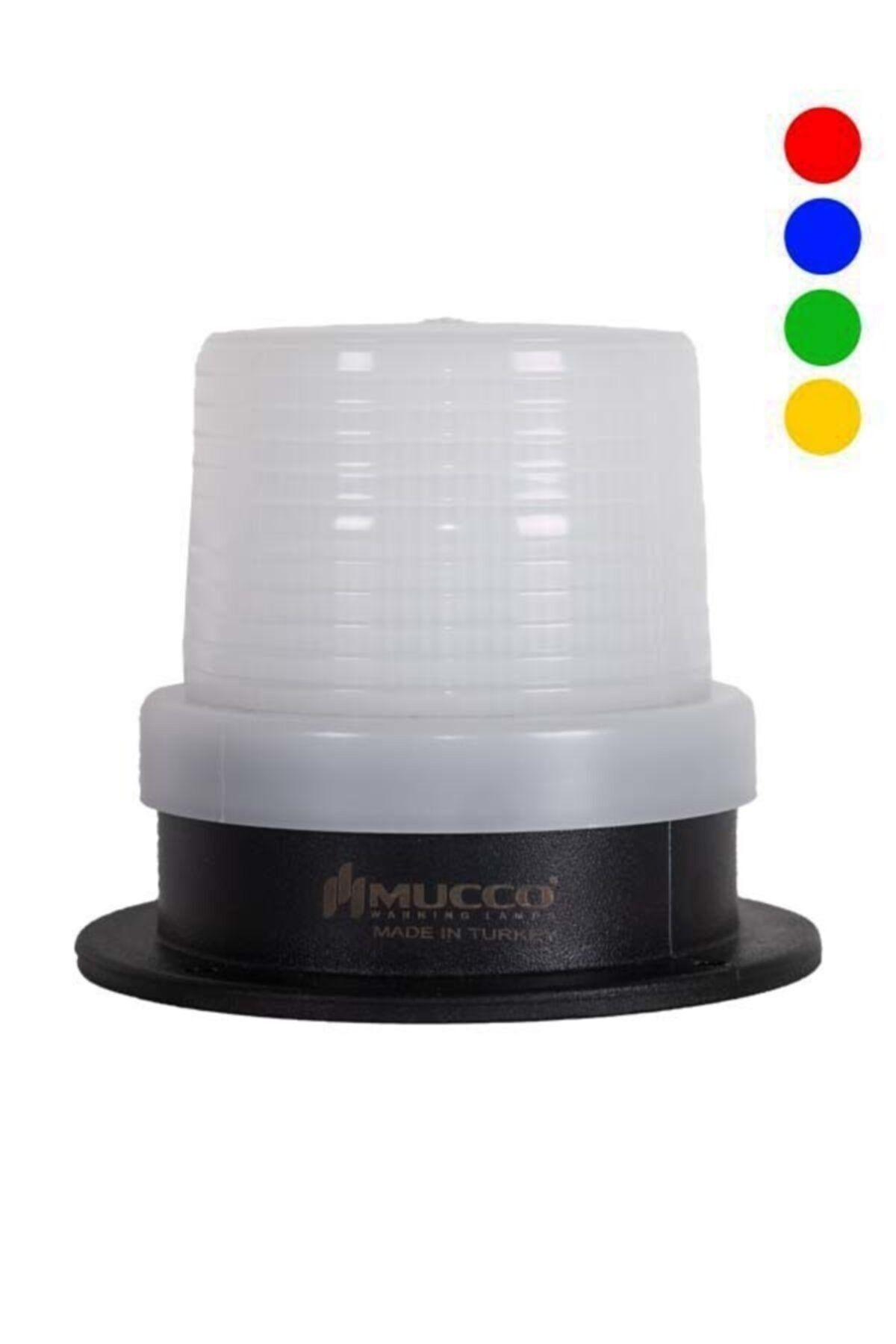 MUCCO SNT-925-RGB Rgb Led Teknolojisi Ile Tabana Montaj Işıklı 90 Çap Buzzerlı Rgb Tepe Lambası 40-250v Ac/dc