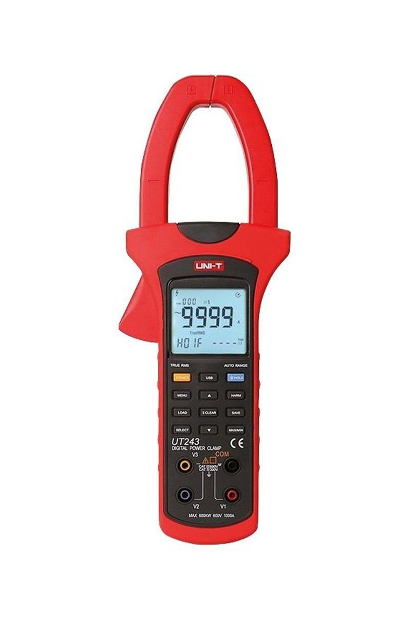 Unit UT243 1000A True RMS Güç-Harmonik Pensampermetre