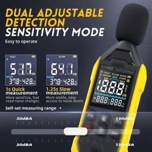 FNIRSI FDM01 Dijital Gürültü Desibel Ölçer