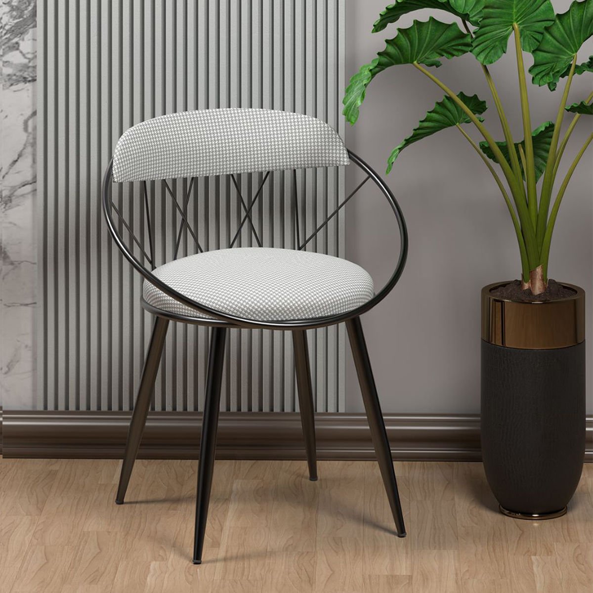 Kagu Relax Tel Sandalye Mutfak,balkon,çalışma Odası KAZ AYAĞI BEYAZ - Tek Ebat