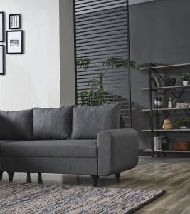 Corner Flavia Plus Köşe Takımı KOYU GRİ