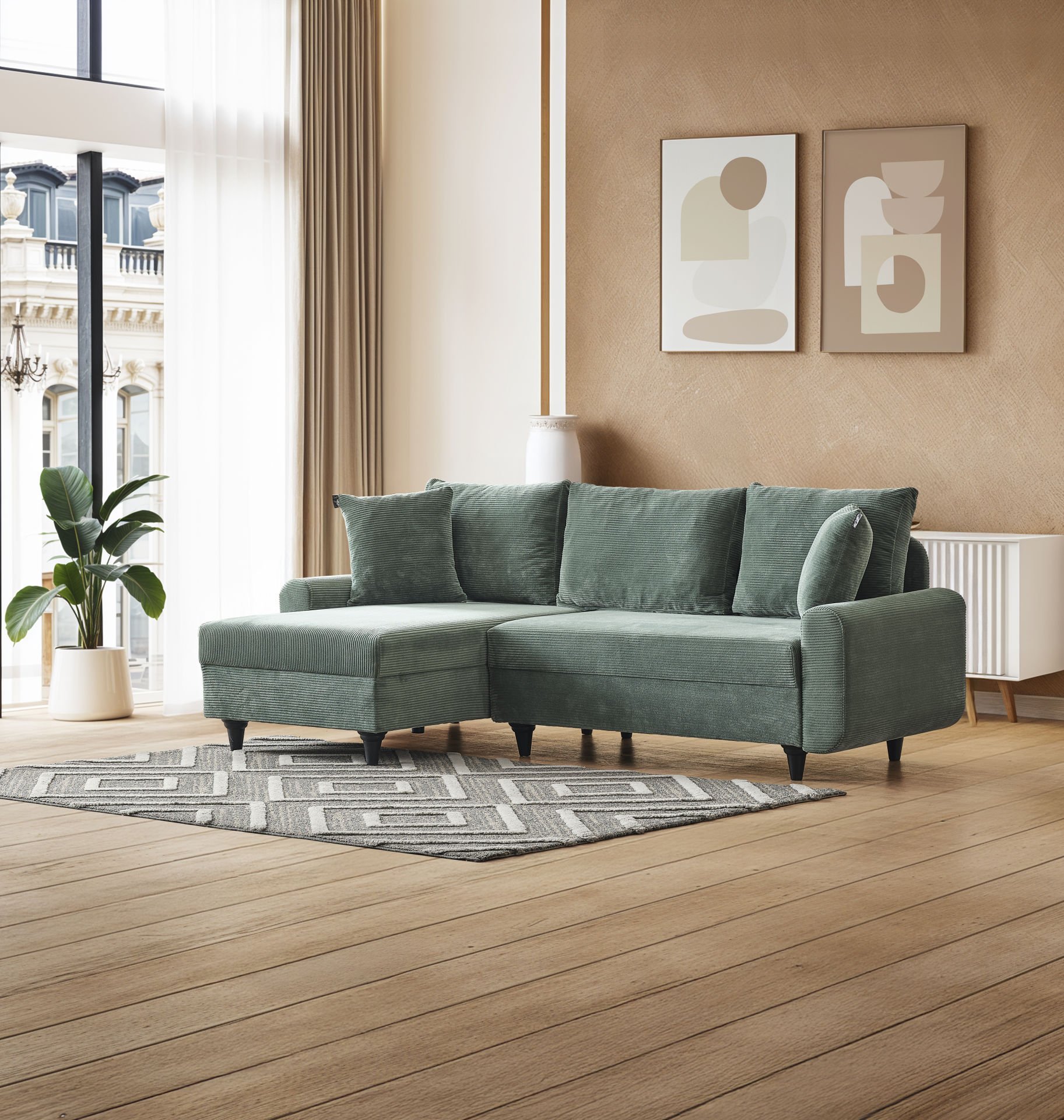Corner Flavia Köşe Takımı HAKİ