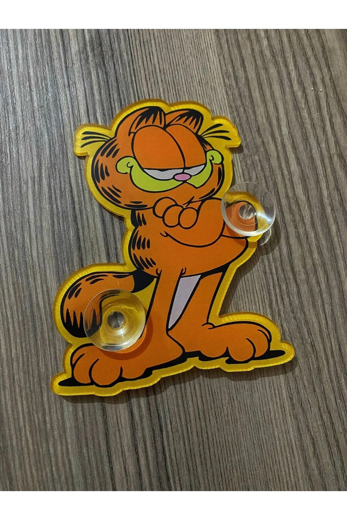 Garfield Vantuzlu Cam Süsü