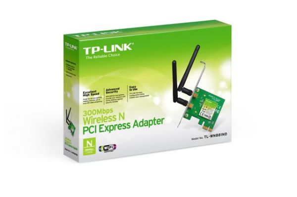 Tp-Lınk Tl-Wn881Nd 300Mbps Kablosuz N Pcı Exp Adaptör