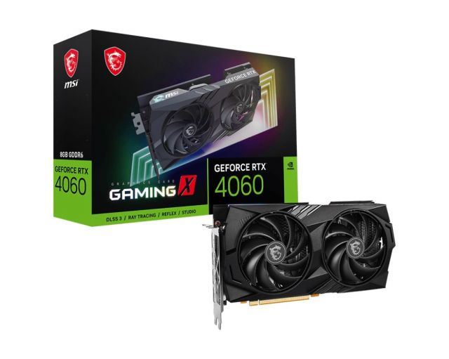 Msı Vga Geforce Rtx 4060 Gamıng X 8G Rtx4060 8Gb Gddr6 128B Dx12 Pcıe 4.0 X8 (3Xdp 1Xhdmı)