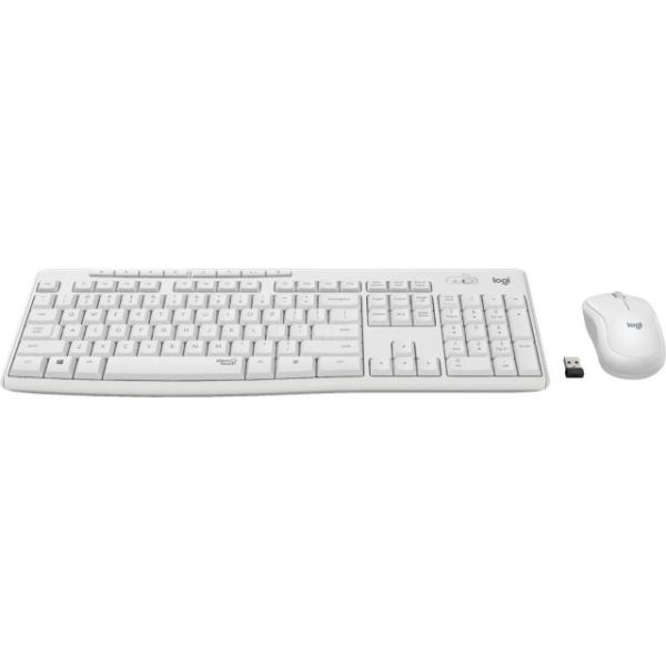 920-010089 MK295 Kablosuz Q TR Beyaz Klavye Mouse Set