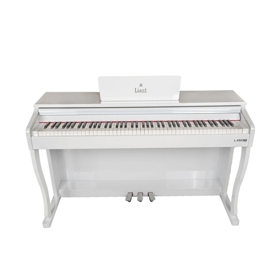 Liszt L-690FMR Fonksiyonlu Beyaz Dijital Piyano