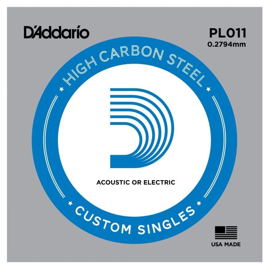 D'Addario PL011 Elektro & Akustik Tek Tel