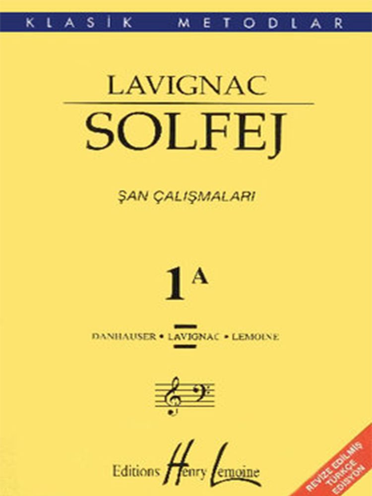 Lavignac Solfej Şan Çalışmaları 1A