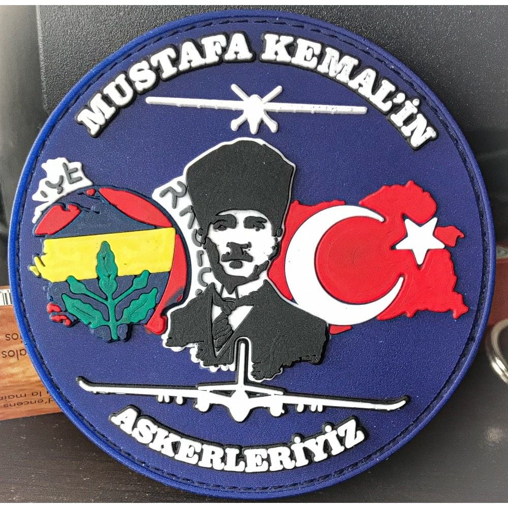 Mustafa Kemal’in Askerleriyiz Pvc Patch