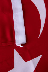 Türk Bayrağı Raşel Kumaş Aplike Dikiş Özel Kutu