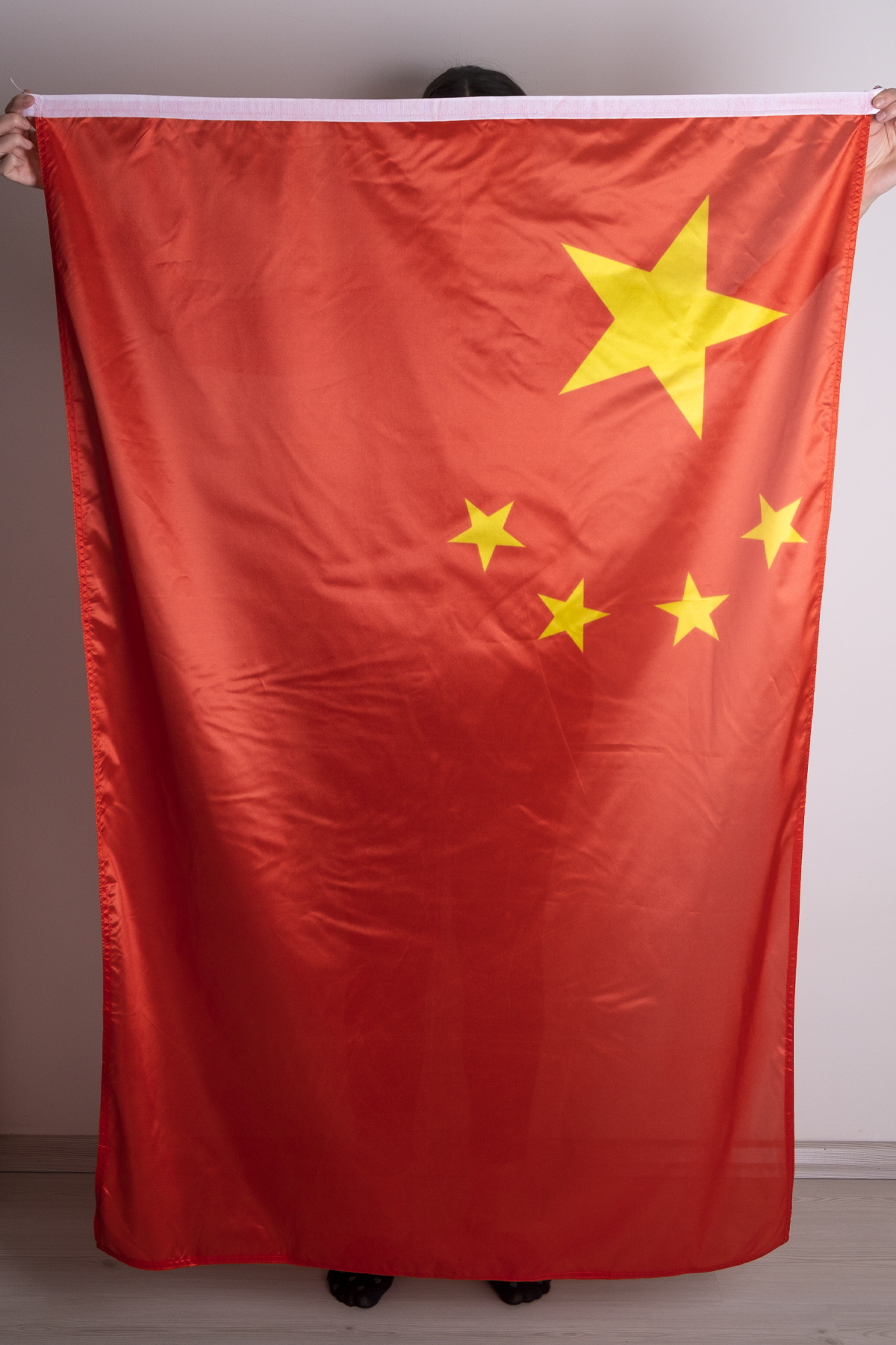 Çin Milli Gönder Bayrağı Raşel Dijital Baskı