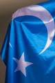 Doğu Türkistan Milli Gönder Bayrağı Raşel Kumaş Dijital Baskı