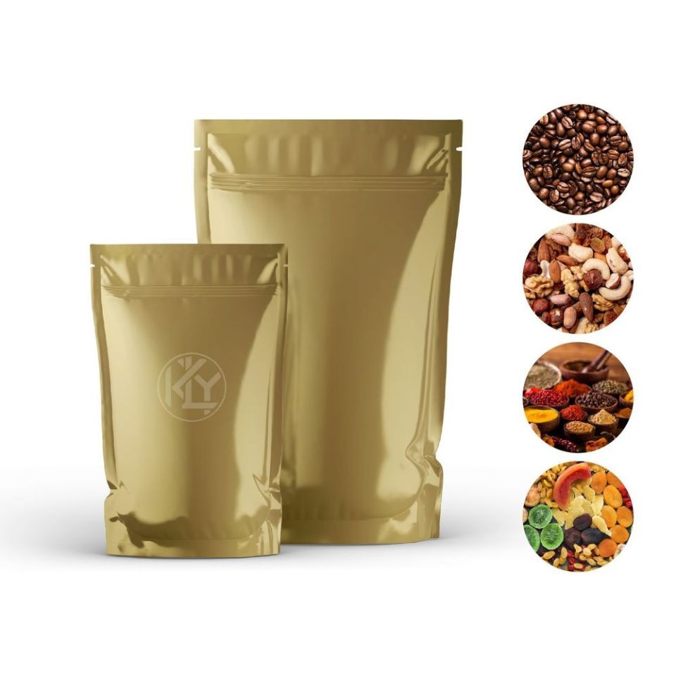 Gold Alüminyum Kilitli Doypack 16x27+4,5 Cm 500 Gr